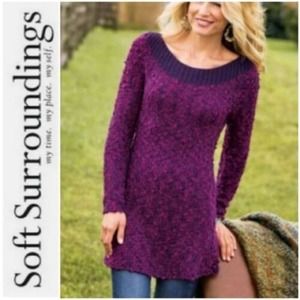 Soft Surroundings Doree Boucle Sweater Tunic